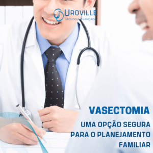 médicos conversando sobre vasectomia