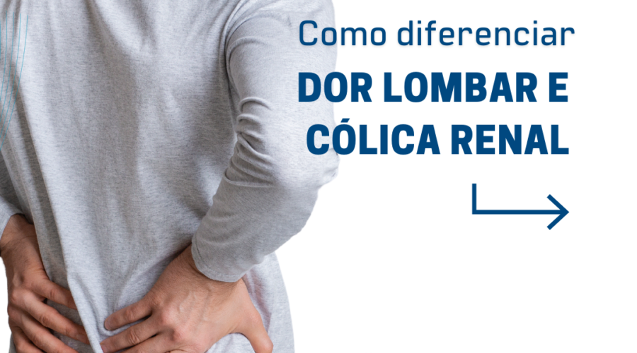 Homem com dor lombar ou renal